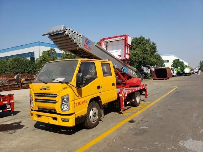 金水附近云梯车出租 砂石搬运